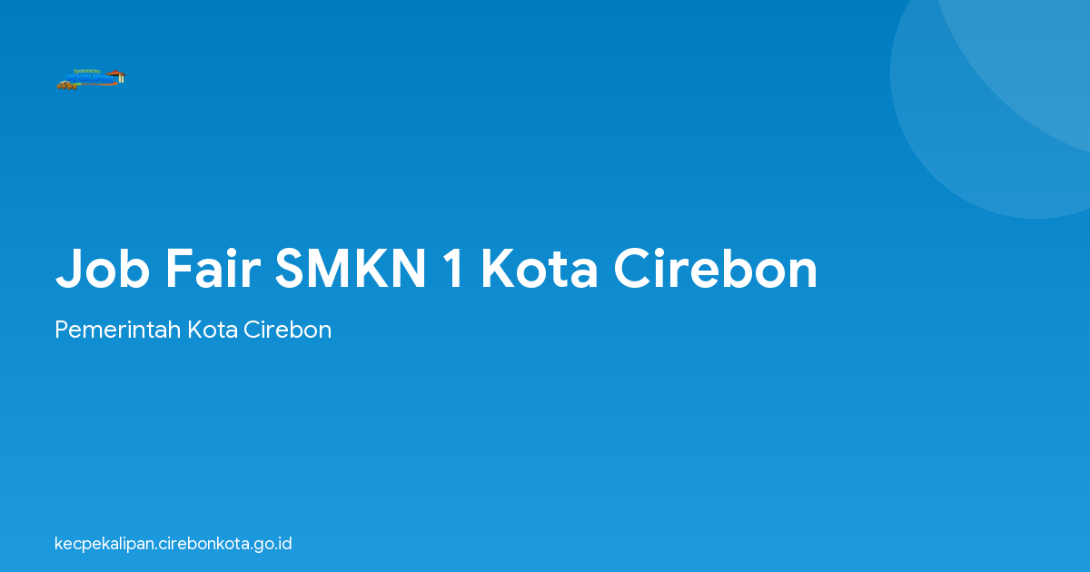 Job Fair SMKN 1 Kota Cirebon