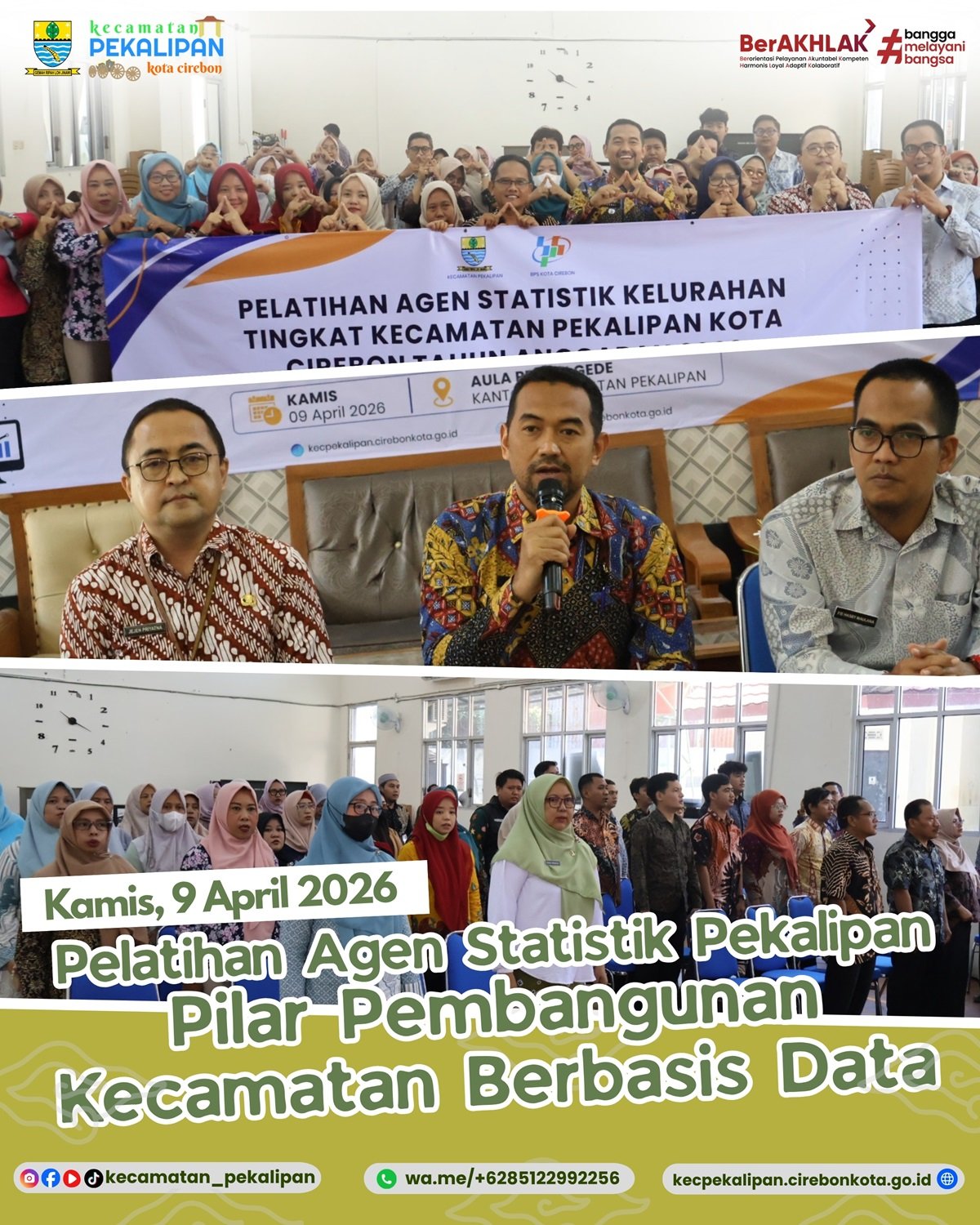 Kelurahan Cinta Statistik Kecamatan Pekalipan Masuki Tahap Persiapan Pendataan TB dan DBD